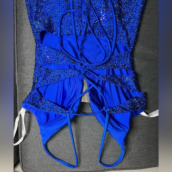 Royal Blue Sophia Thomas dress size 0 - Picture 10 of 16